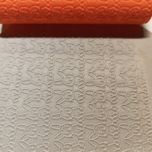 Texture Roller Bunny Rabbit Pattern - Etsy