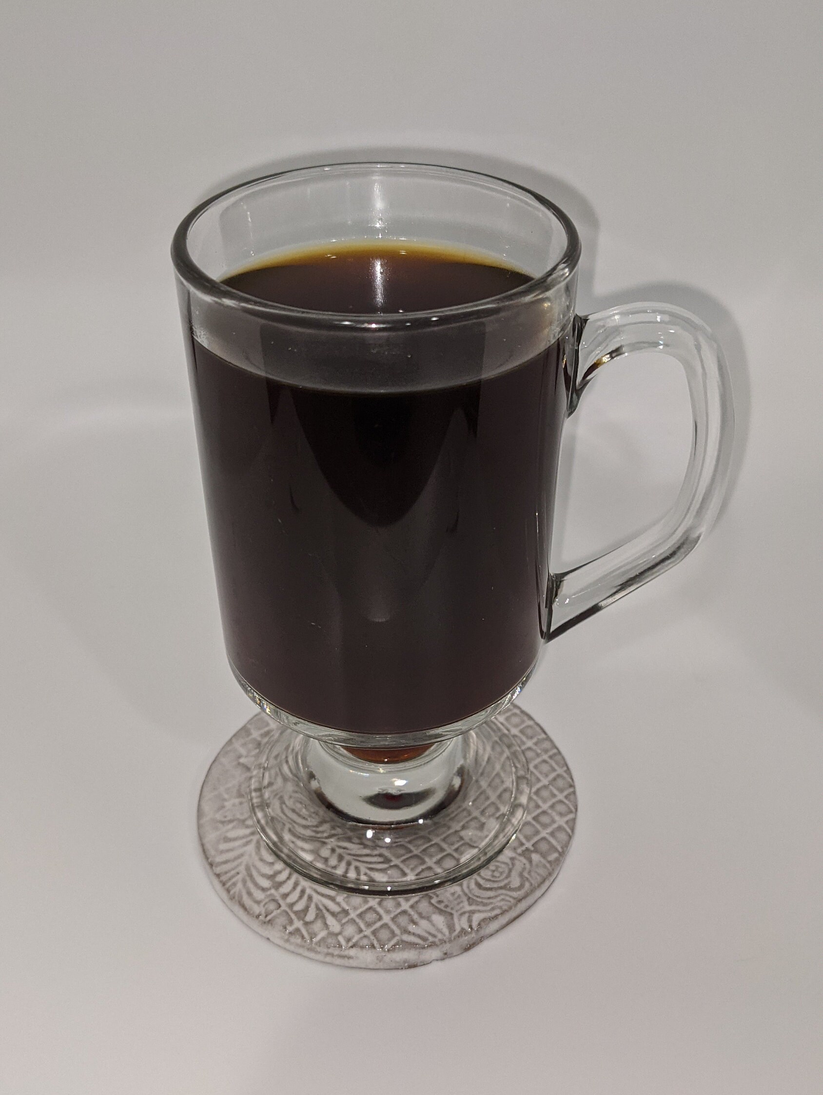 Set of 2 Rustic White Floral Ceramic Stoneware Coasters Etsy