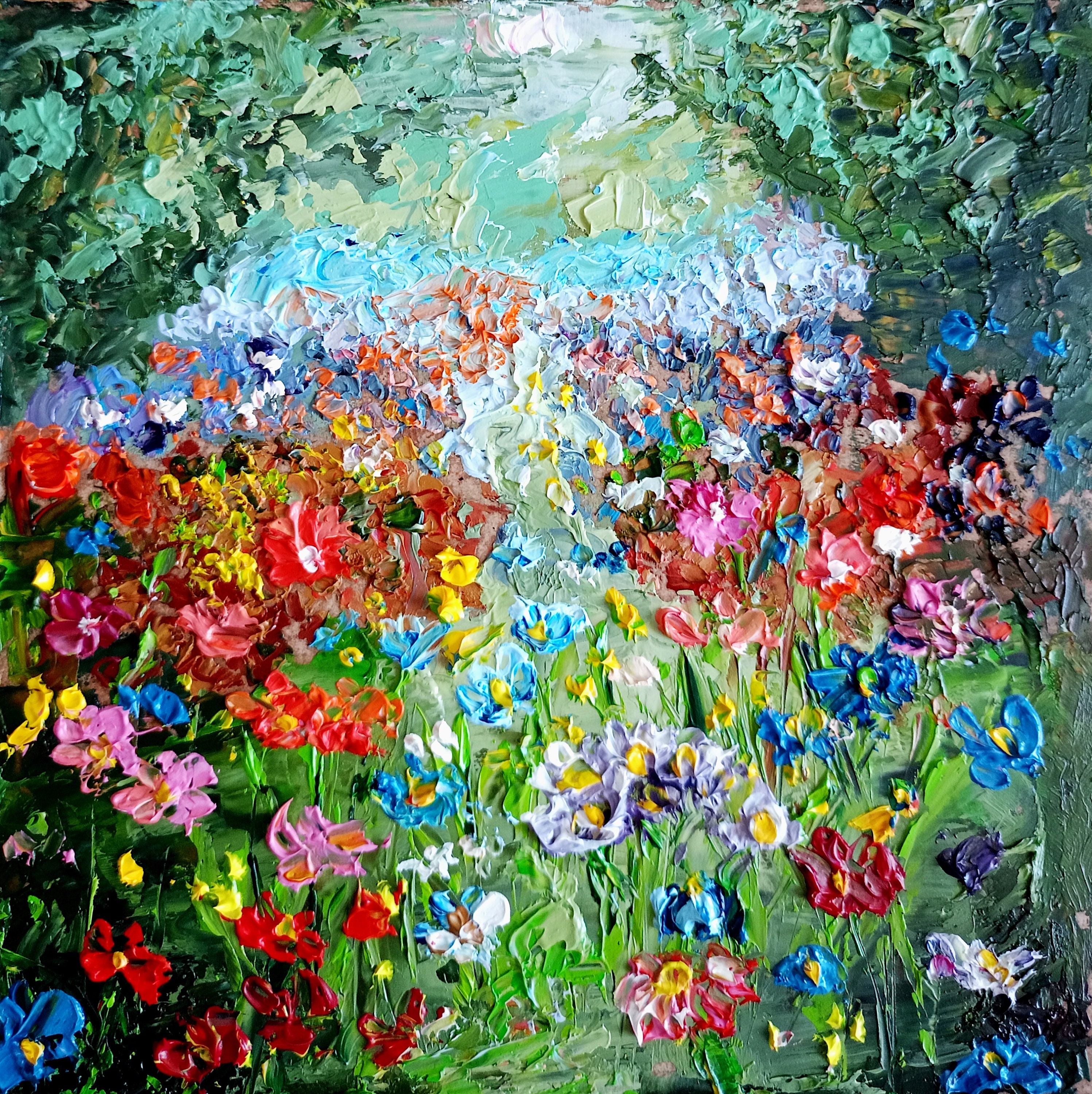 原画「Wildflowers6」F6・油彩