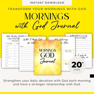 Digital Prayer Journal | Digital Bible Study Journal | Instant Download | Prayer Notes | Daily Prayer Planner | Guided Prayer Journal