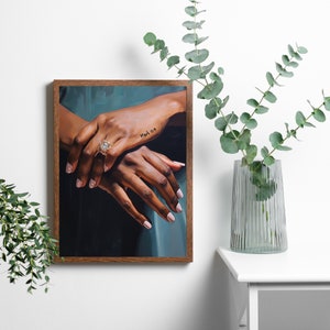 Schwarze Frau Kunst | Druckbare Kunst | Wohnkultur | Schwarzes Mädchen Kunstdruck | Afrikanische Kunst | Schwarze Hand Poster | Schwarzes Mädchen Kunst Poster | Bibelvers
