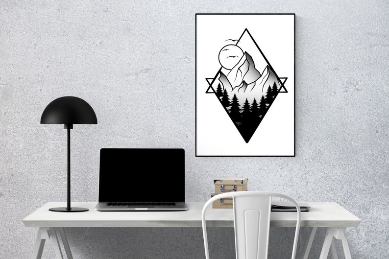 Free Free 125 Geometric Mountain Svg SVG PNG EPS DXF File