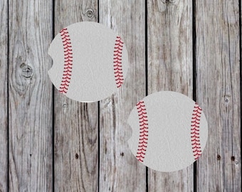 Baseball Ceramic Car Coasters