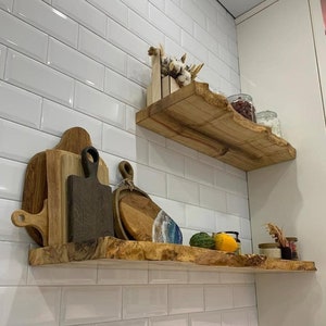 Live edge floating shelf walnut, Custom floating shelves, Wooden shelf for wall, Wood wall shelf, Floating shelves wood