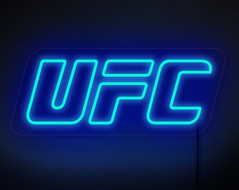 Ufc neon sign, Ufc led sign, Ufc neon light, Ufc logo light, Boxing neon sign, Fighting neon sign,Box neon sign,Sport neon sign,Ufc wall art