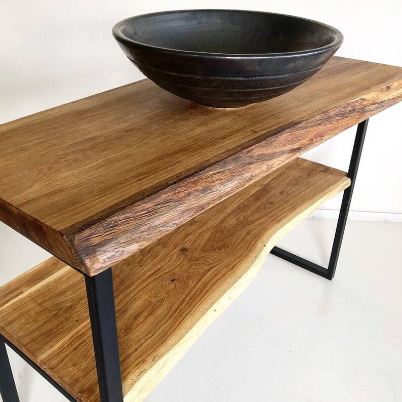 Sink shelvesLive edge shelf floatingBathroom sink shelfLive Etsy