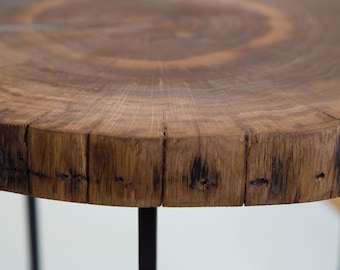 Custom live edge coffee table, Rustic wood coffee table, Live edge coffee and end tables, Handcrafted coffee table, Wood coffee table round