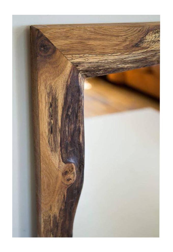 Wooden Mirror Wall Decorwall Mirror Rusticfloor Mirror Etsy