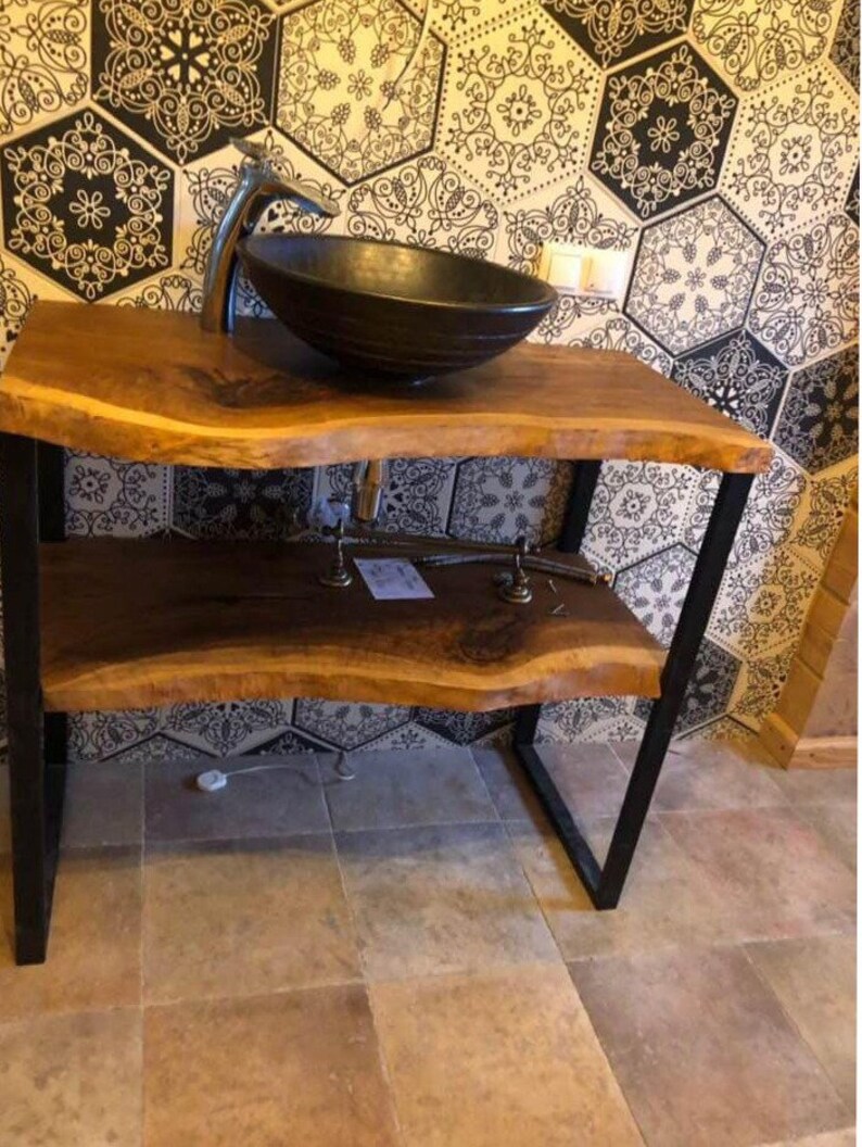 Sink Shelveslive Edge Shelf Floatingbathroom Sink Shelflive Etsy UK