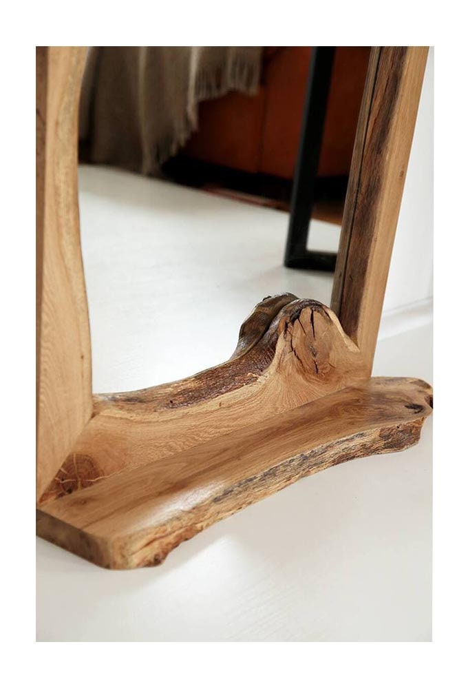 Wooden Mirror Wall Decorwall Mirror Rusticfloor Mirror Etsy