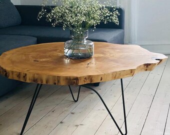 Coffee table wood round,Modern coffee table round,Slab coffee table,Rustic table round,Round coffee table wood,Live edge coffee table round