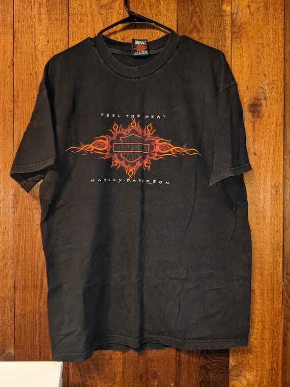 Vintage Feel the Heat 1998 Harley Davidson XL Shirt - Etsy