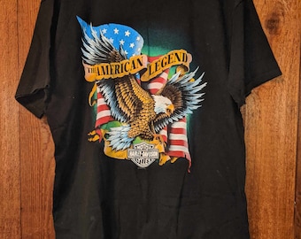 AMERICAN LEGEND 90's vintage XL Harley Davidson shirt