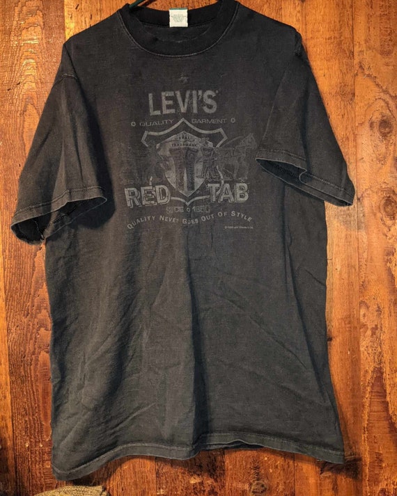 1994 Levi's Strauss Black XL cotton Vtg shirt
