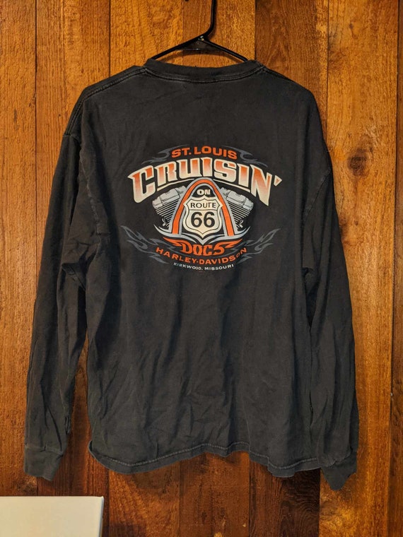 Y2K VINTAGE Harley Davidson DOCS XL cruisin 66 st… - image 1