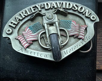1998 Harley Davidson vintage belt buckle