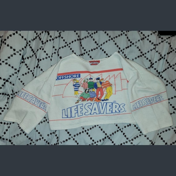 1987 NABISCO LIFESAVER Crop top - image 1