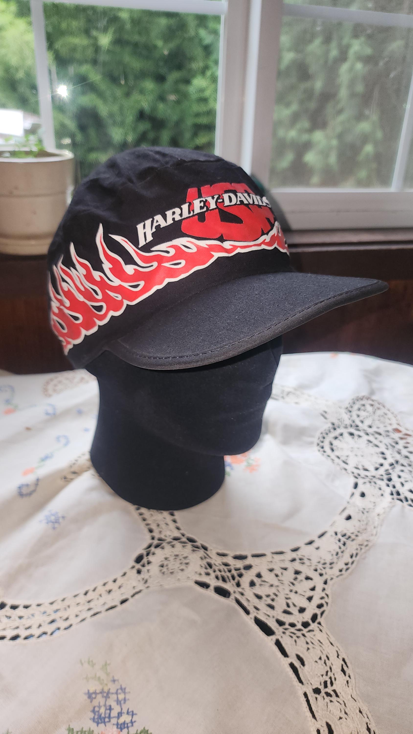 Vintage Black Harley Davidson Caps - Etsy