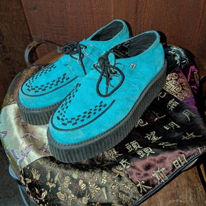 Vivienne Westwood Baby Blue Suede Brogues Vivienne Westwood Vivienne Westwood Baby Blue Suede Brogues  main image 3