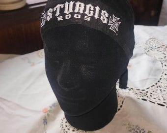 2005 Sturgis Black wrap bandana