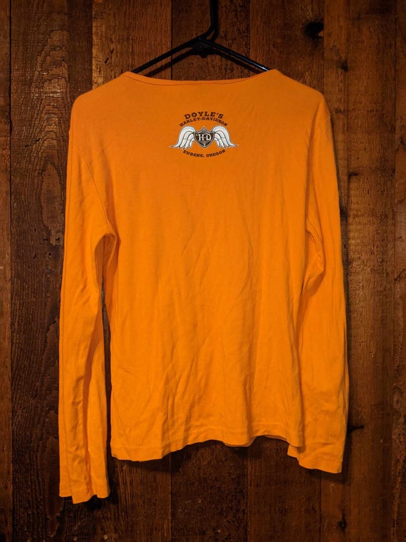 Orange XL women's Harley Longsleeve blouse - image 2