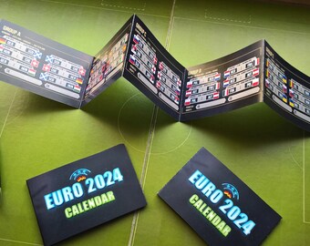 EURO2024 Germany Pocket Calendar | Size 9x6cm