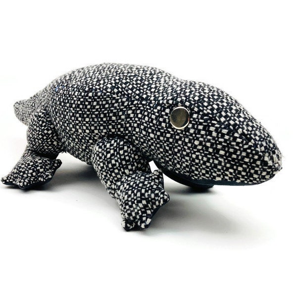 Lizard PDF sewing pattern, instant download soft toy pattern, digital pattern