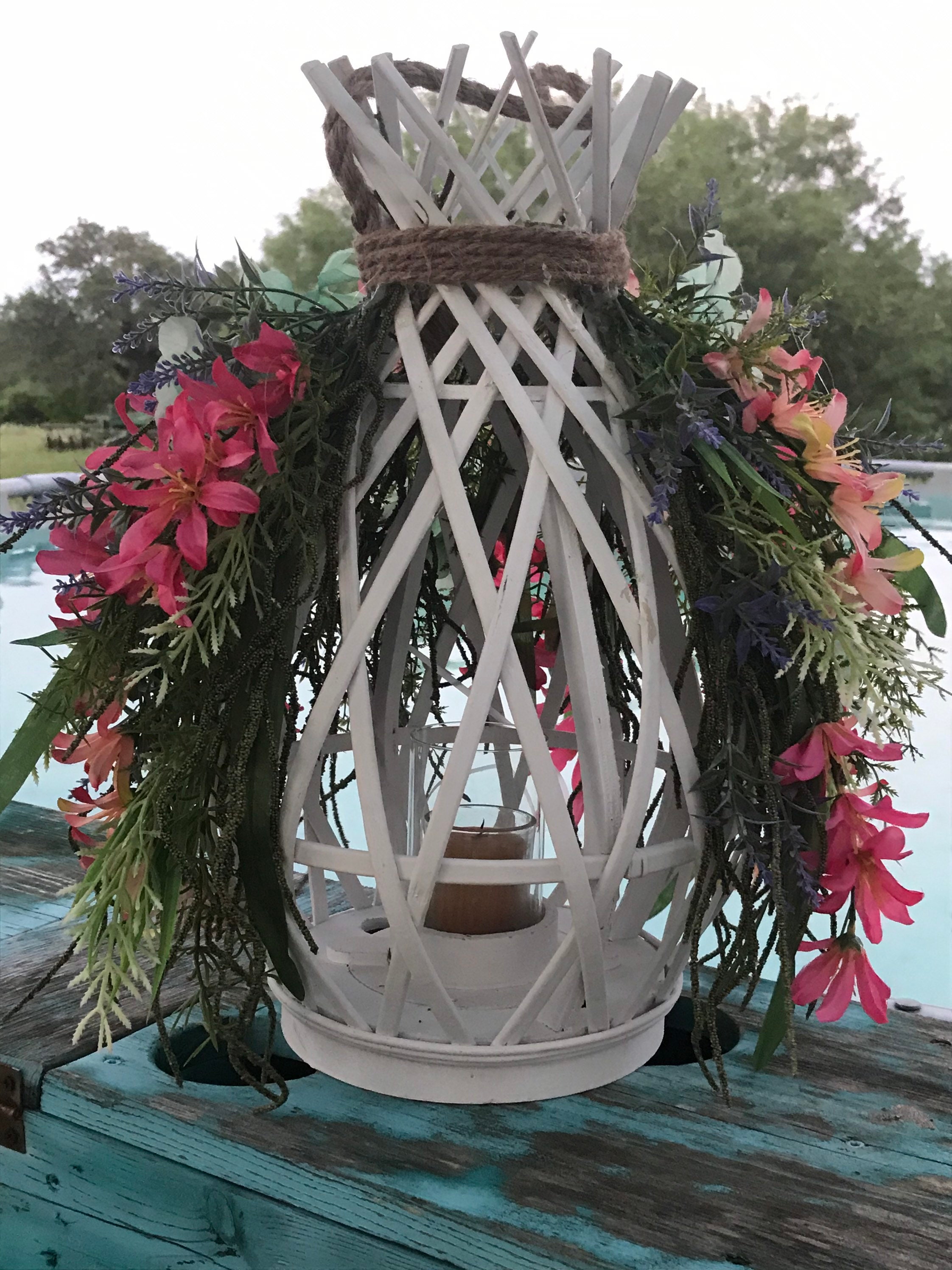 Tropical lantern coastal lantern summertime fun lantern Etsy