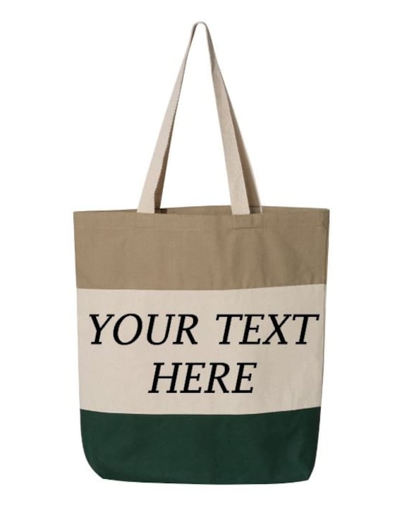 Custom designed Cotton Canvas Tote Bag named Treasure