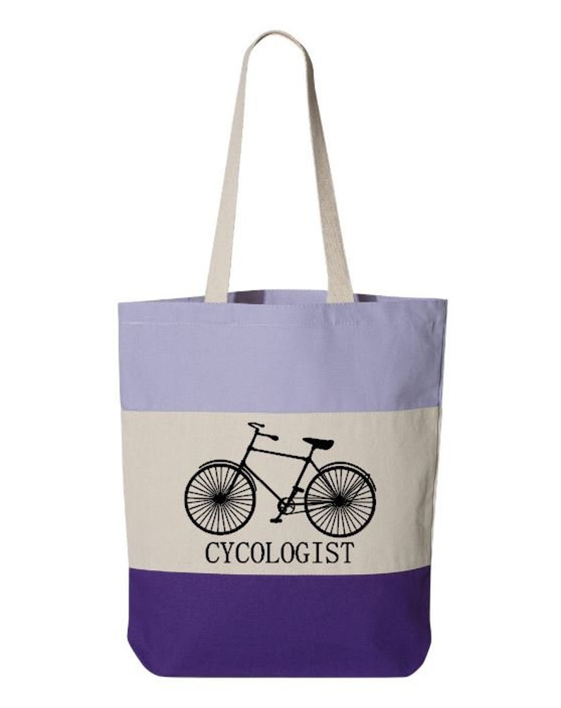 Bicycle Rider Bike Lover Bike Enthusiast Bicycle Bag Cotton Canvas Tote Cycologist Bicycle Tote Bike Bag Cycle Canvas Tote