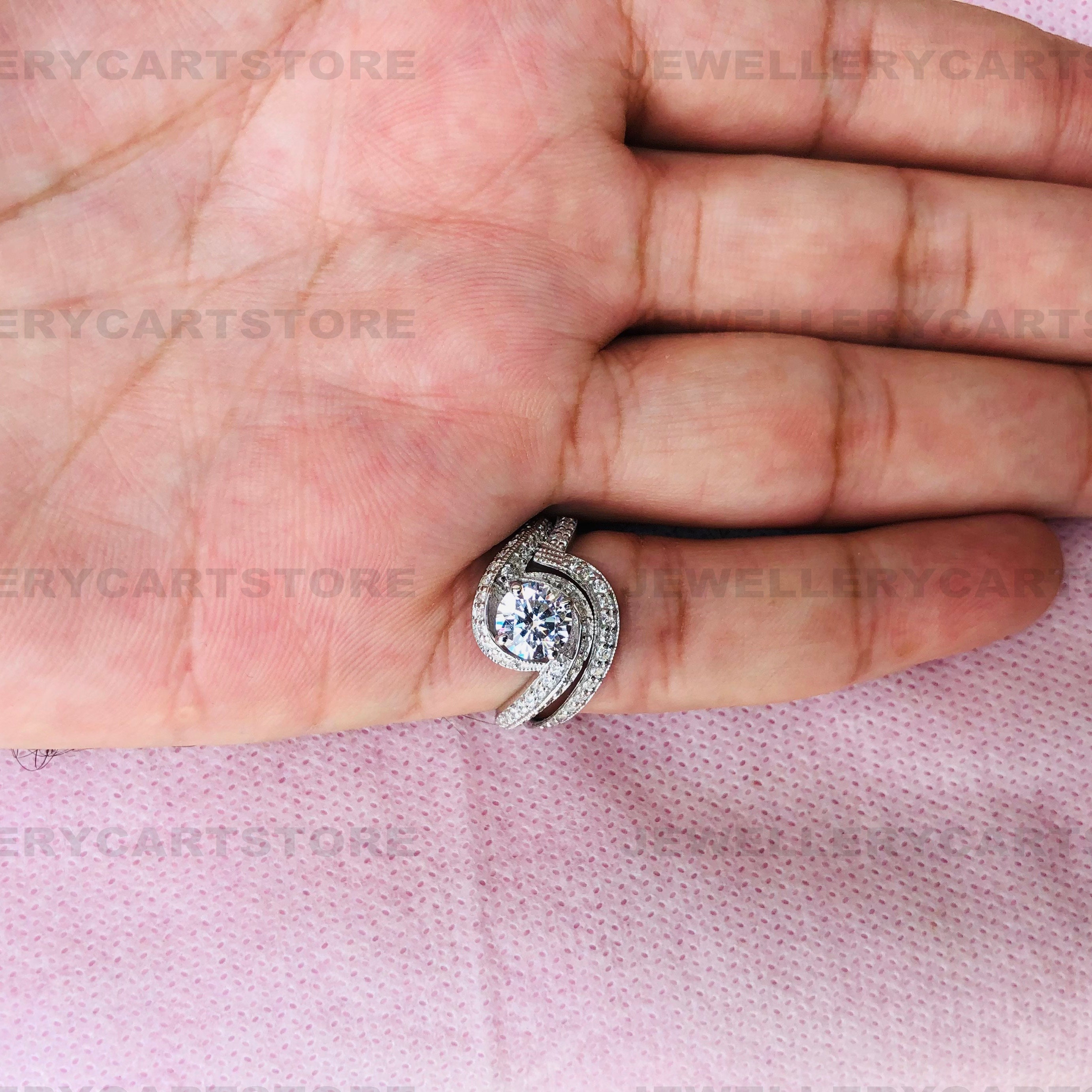 Pelerine Lab Diamond Ring | Fiona Diamonds