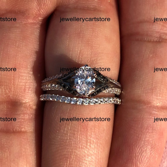 Disney wedding clearance rings set