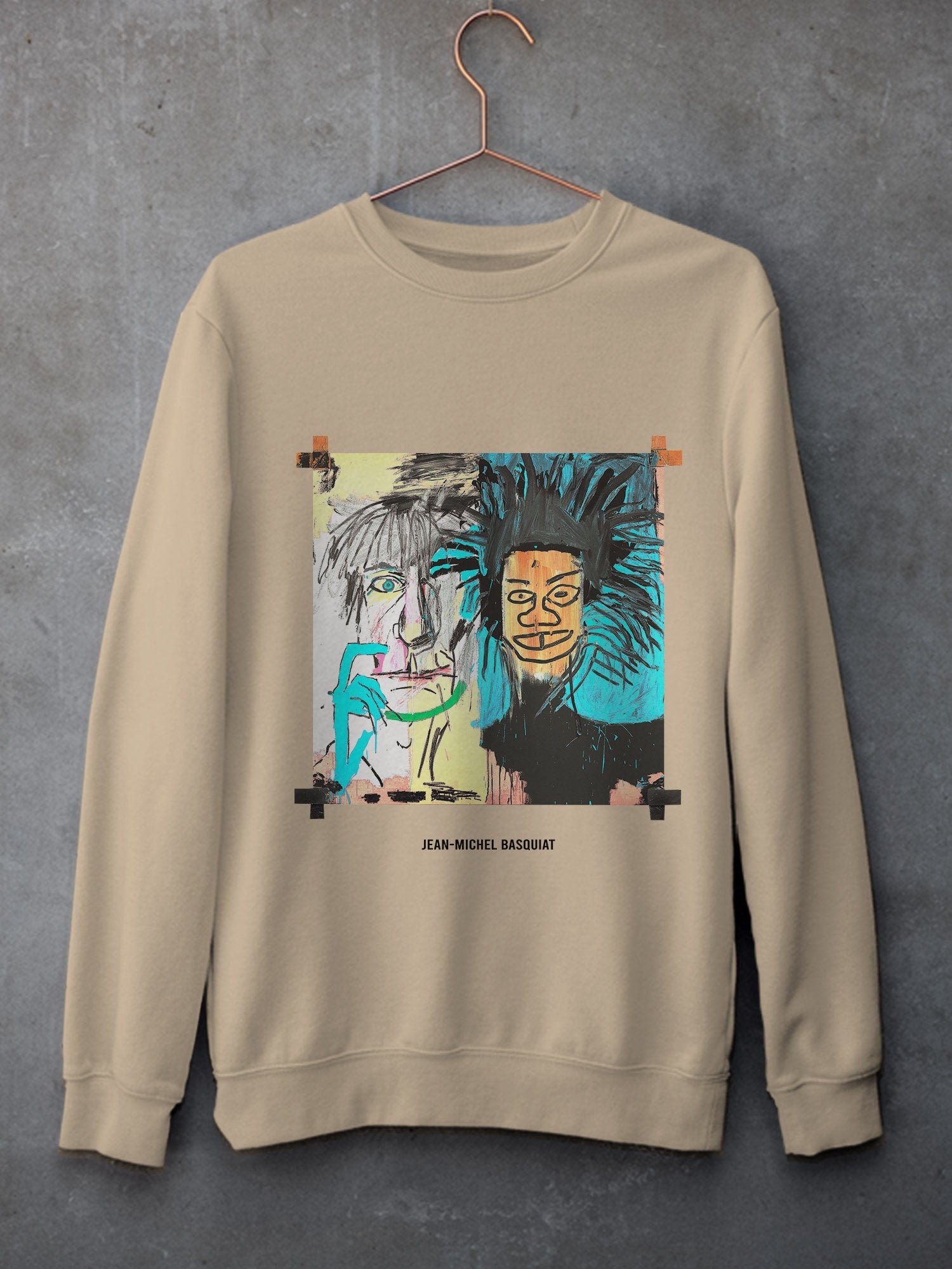 Jean-Michel Basquiat Sweatshirt Basquiat Sweatshirt Dos | Etsy