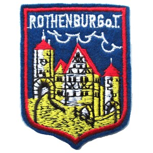 Rhine River Cruise Souvenir Rhein Patch Linz Patch Vintage Austrian Souvenir Backpack Patch Sew On Applique Patch Embroidered Patch
