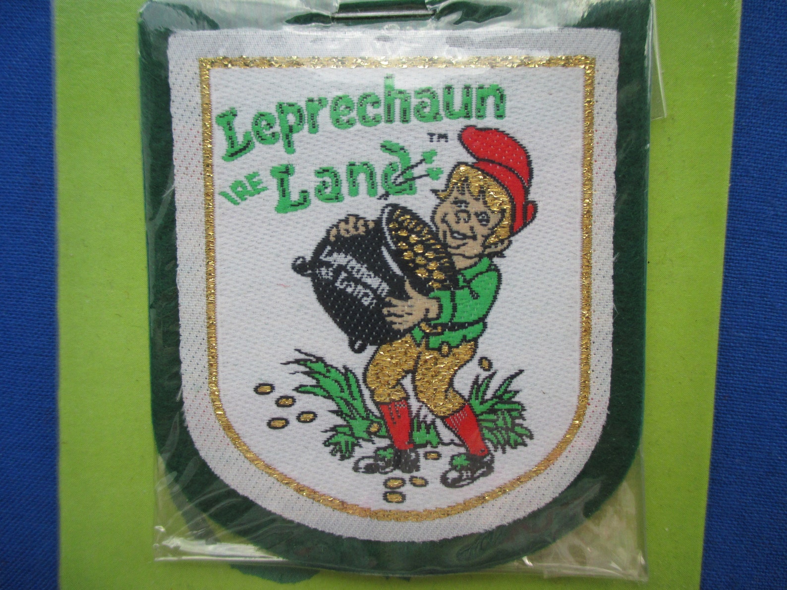 Leprechaun Patch Irish Embroidered Sew / Iron On Badge Ireland St Patricks Day : Patch ELLU : Iron On Patches | Sew On Patches | ELLU | FREE UK Delivery