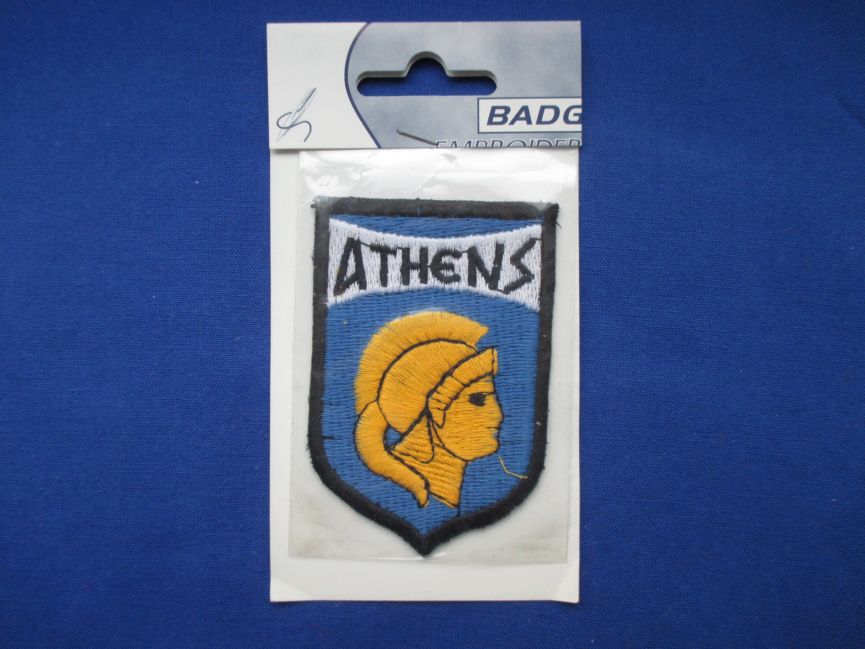 Greek Statue Patch Athens Greece Patch Greek Souvenir Etsy