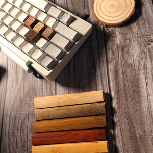 Barra spaziatrice in legno HHKB 6U