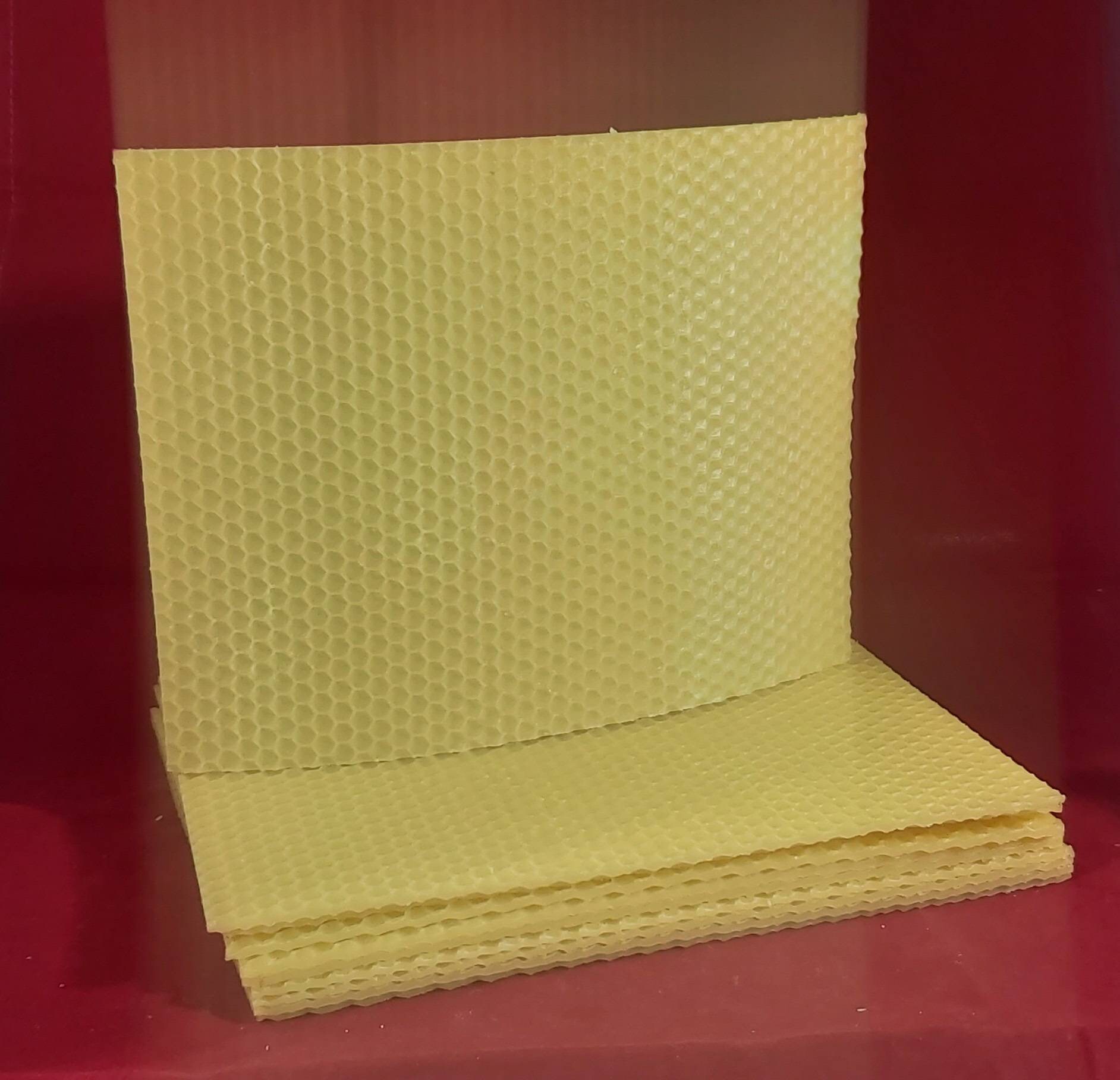 Candles Beeswax Sheets 100 Natural 10pcs made in Etsy UK