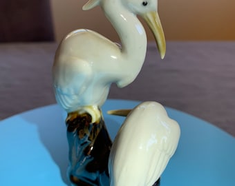 Porcelain Figurine Pair of Herons - China