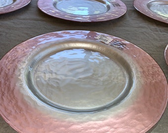 Portmeirion Glass Chargers-set of 4