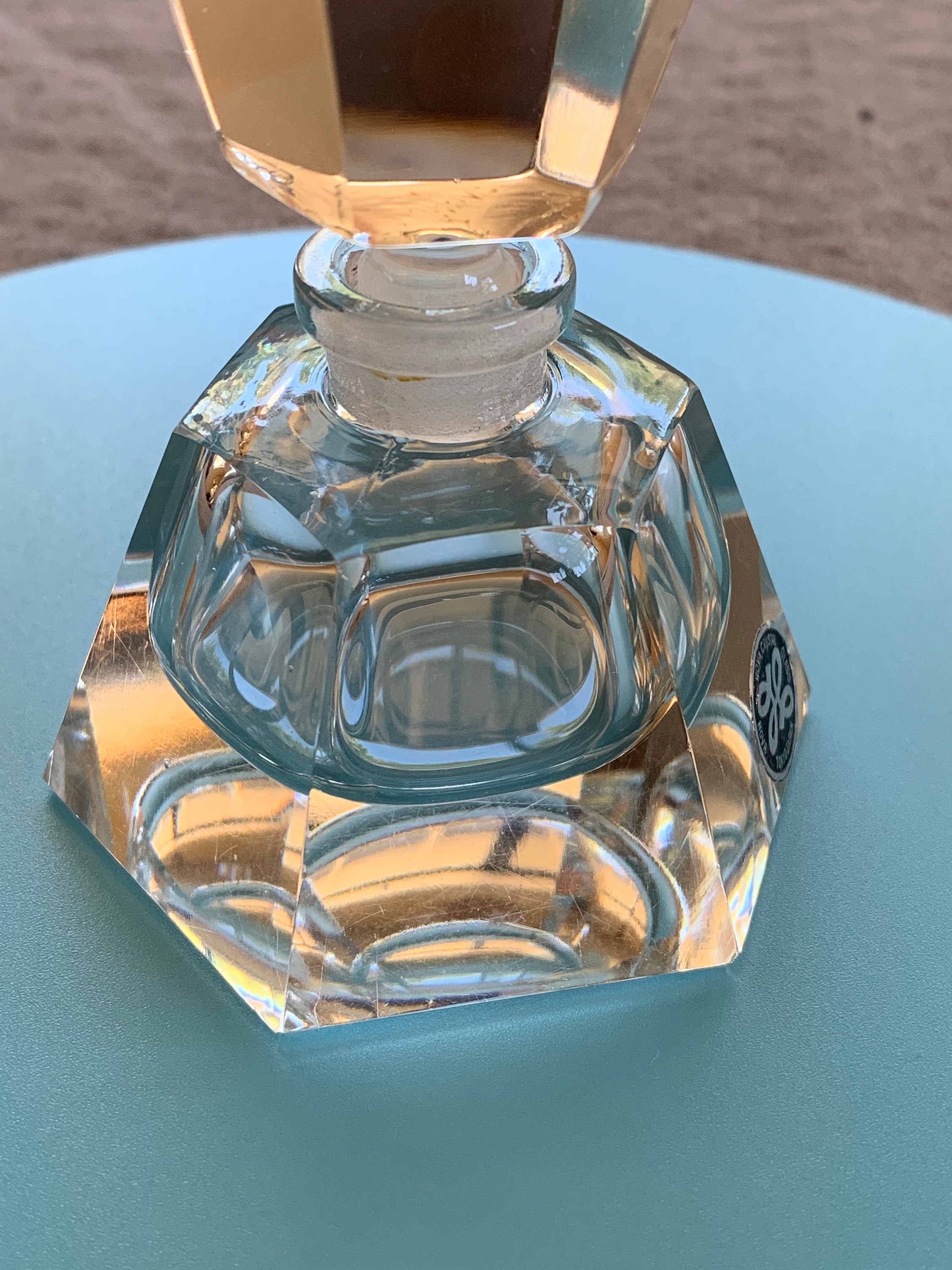 Hoya Crystal Perfume Bottle - Etsy