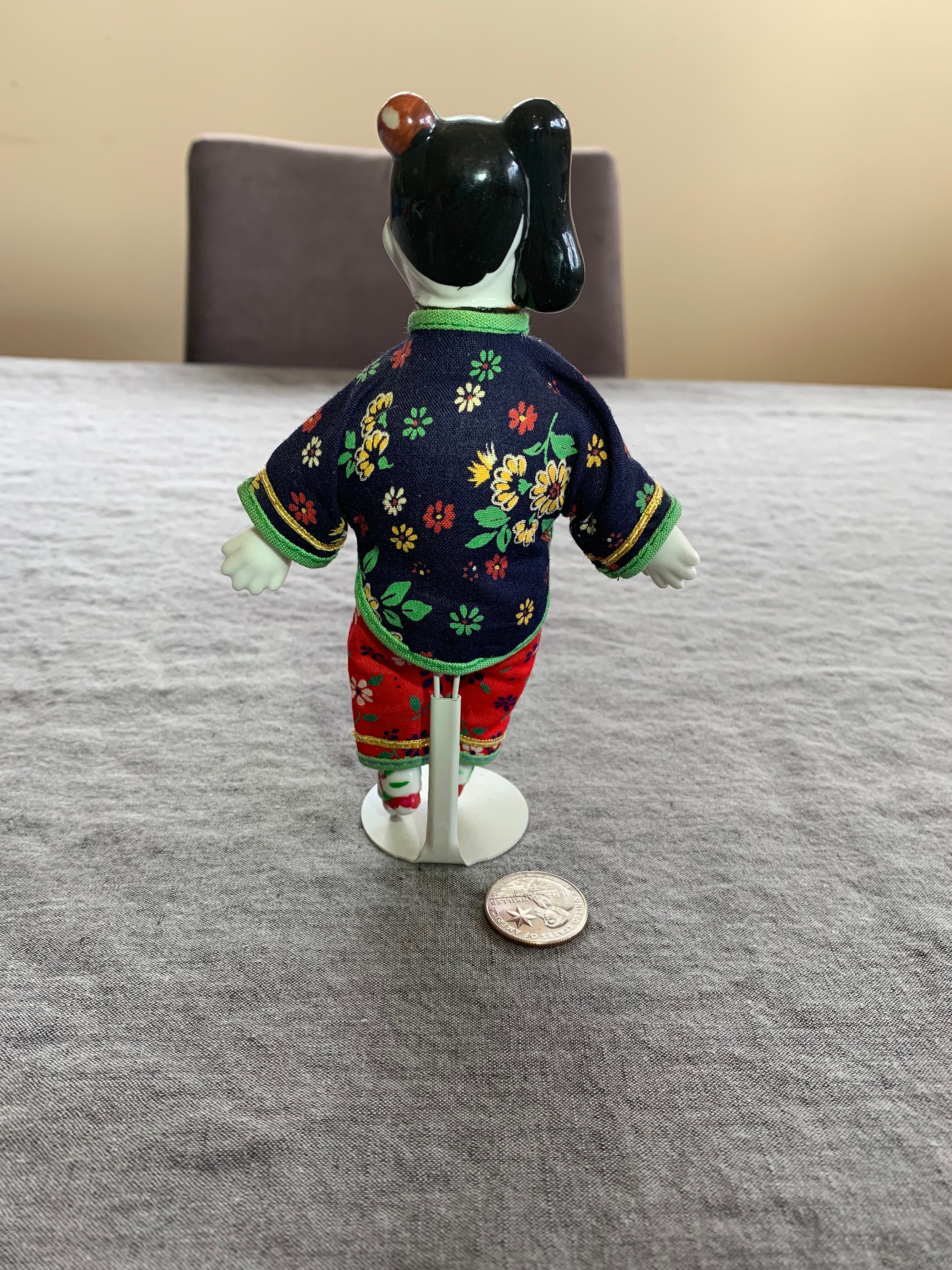 高さ6 1/2インチの中国磁器人形 - Etsy 日本
