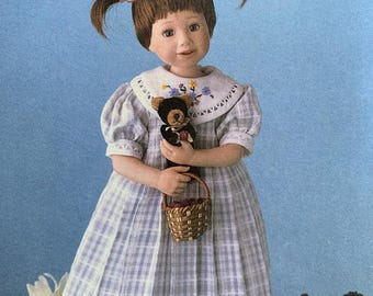 La niña de ayer de Boyds (NIB) Rachel con muñeca de porcelana Rasbeary