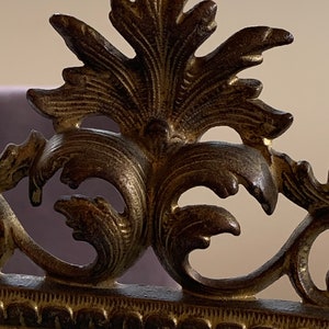 Antique Rococo Style Brass Picture Frame image 6