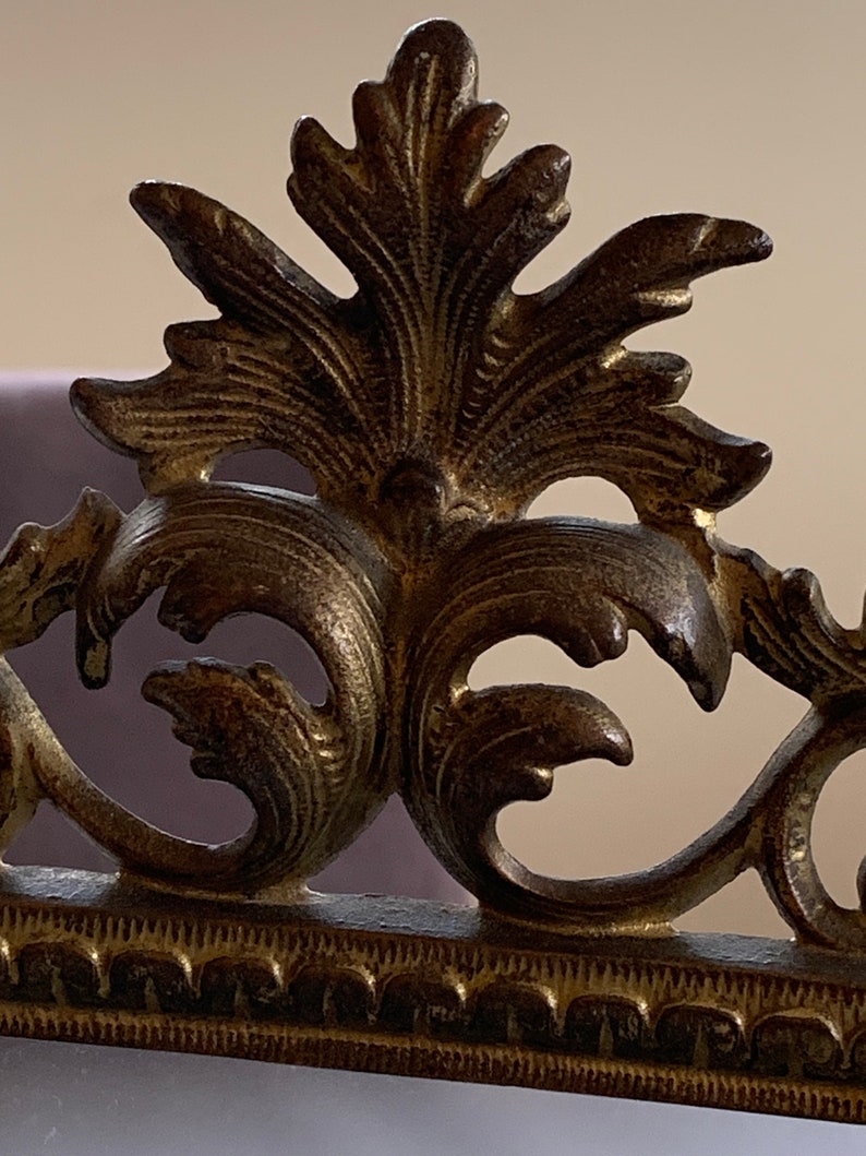 Antique Rococo Style Brass Picture Frame image 6