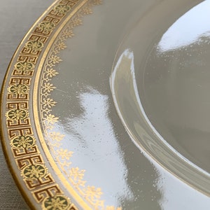 Two Plates by Limoges France for Raphael Weill - White House Dept. Store San Francisco