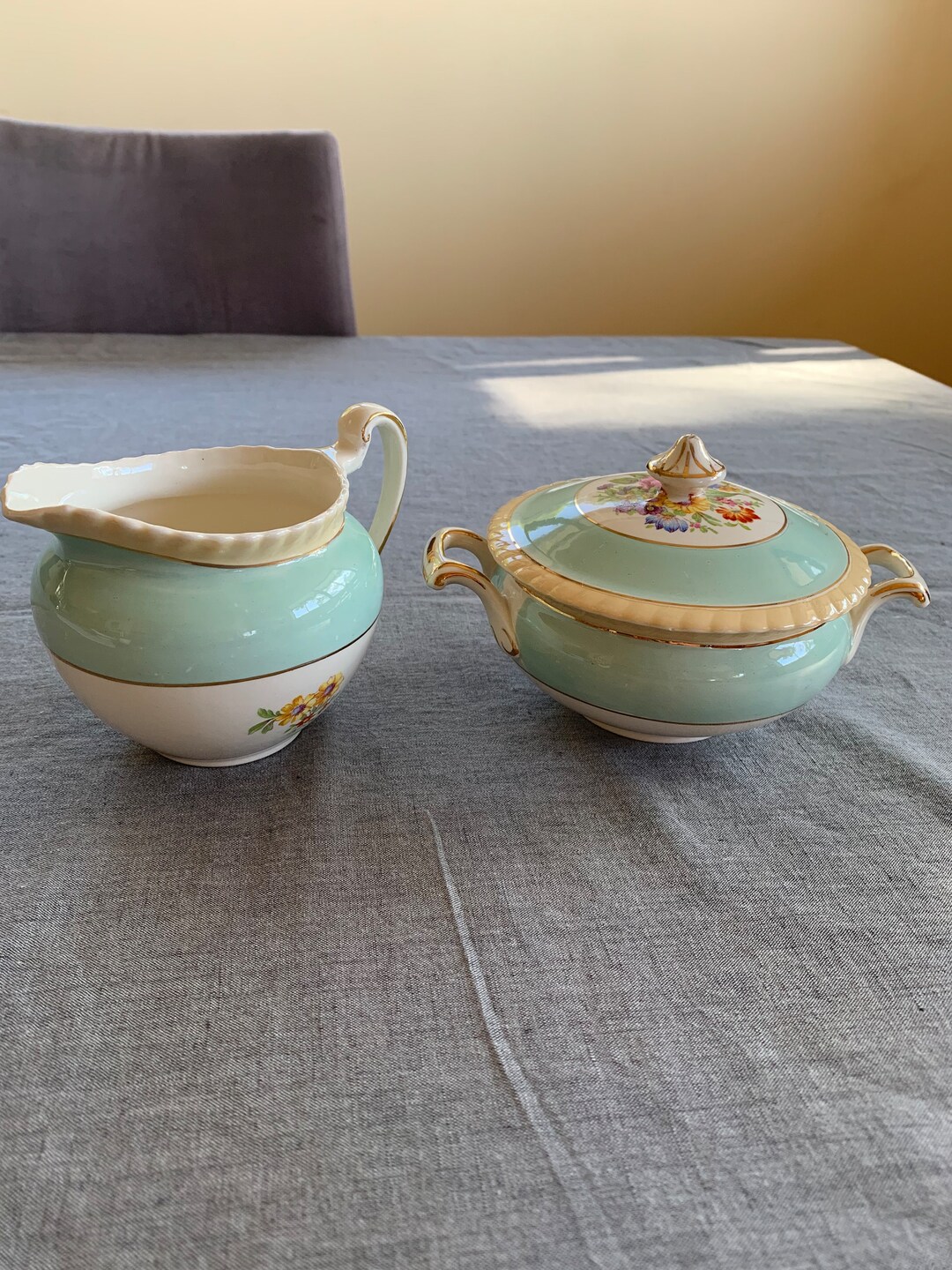 Porcelain Sugar & Creamer Set Johnson Bros. Made in England Etsy