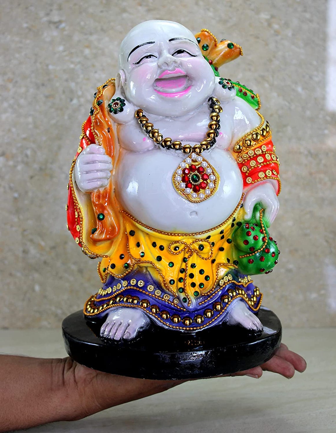 Laughing Buddha Statue 11.5 inches Big Size Fengshui Etsy