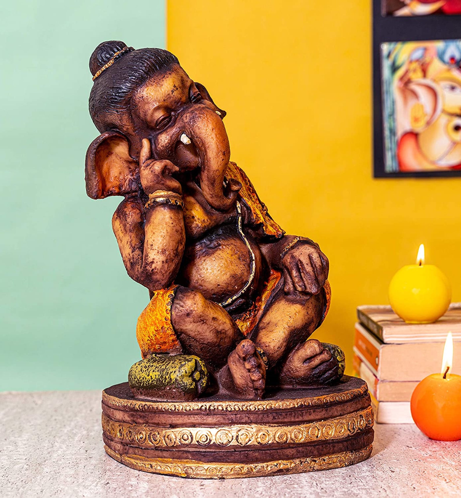 Lord Bal Ganesha Idol Statue for Home Entrance Indoor Living Etsy