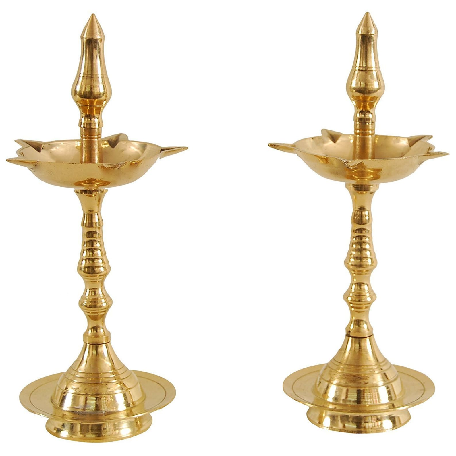 Traditional Brass Diya Lamp 12.7 cm X 12.7 cm X 30.48 cm Etsy